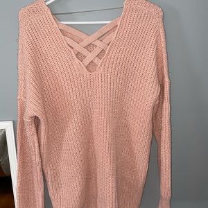 Oversized Pink Sweater